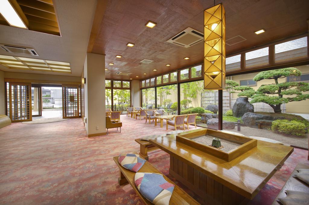 Akita Onsen Plaza Hotel Exterior foto